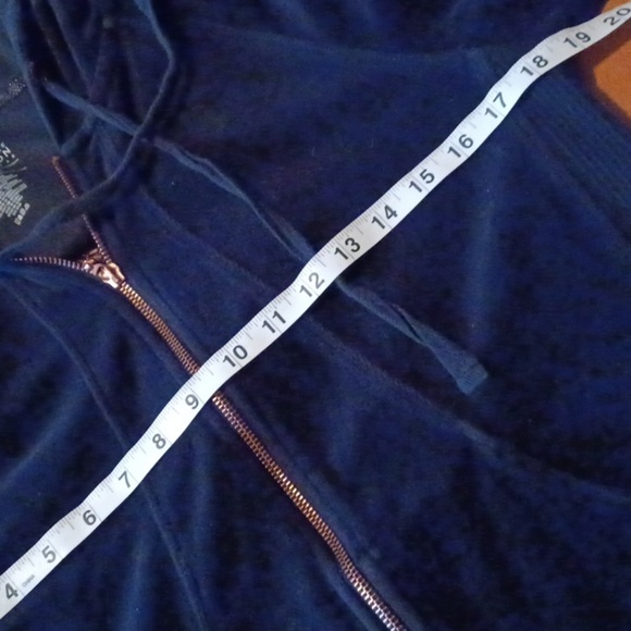 🌺Kenneth Cole Reaction Dark Blue Zip-Up Hoodie - Picture 5 of 9